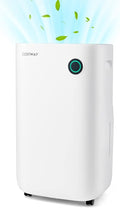 COSTWAY 73 Pint Dehumidifier for Basement, 4500 Sq. Ft Home Dehumidifier with 5 Modes, 3-Color Indicator Light, 1.7 Gallon Water Tank by COSTWAY