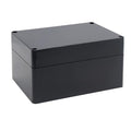 Watertight Junction Box, IP67 Waterproof Project Box Durable ABS Plastic Electronic Enclosure Case for DIY Electrical Project Black 6.30" x 4.33" x 3.54"(160 x 110 x 90 mm) by YETLEBOX