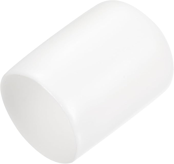 uxcell 20pcs Rubber End Caps 14mm(9/16") ID Vinyl Round End Cap Cover Screw Thread Protectors White by uxcell
