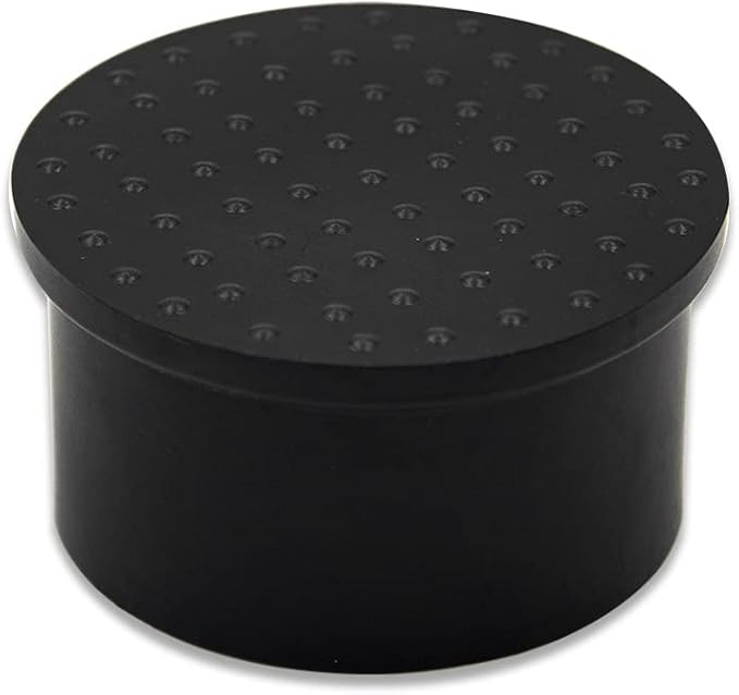 Flyshop 2", 50 mm, Patio Round Chair Leg Caps, Furniture Table Feet Covers Floor Protectors, Flexible Anti-Scratch PVC Legs Tips, 8 Pack, Black - Image 3