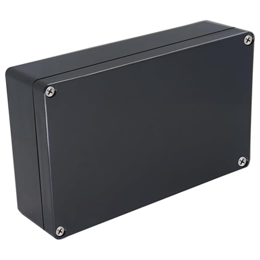 Project Box IP65 Waterproof Junction Box ABS Plastic Electrical Boxes DIY Electronic Project Case Power Enclosure 7.87x4.72x2.2 inch (200 x 120 x56 mm) by Raculety