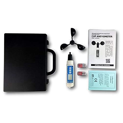AM-4221 Handheld Portable Electronic Cup Anemometer/Wind Meter/air Velocity Meter Range (0.9 to 35.0 °cm/s) by INSTRUKART for Meteorology,Environmental Monitoring,Aviation - Image 5