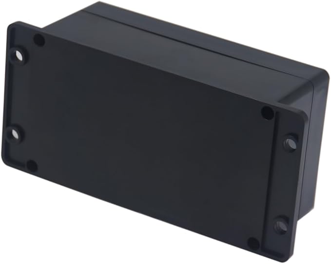 Project Box ABS Plastic Black Electrical Boxes IP65 Waterproof DIY Electronic Junction Box Power Enclosure with Fixed Ear 6.2x3.5x2.4 inch (158x90x60 mm) - Image 5