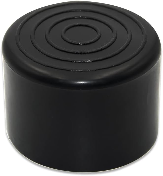 Flyshop 1-3/8", 35 mm, Patio Round Chair Leg Caps, Furniture Table Feet Covers Floor Protectors, Flexible Anti-Scratch PVC Legs Tips, 8 Pack, Black - Image 3