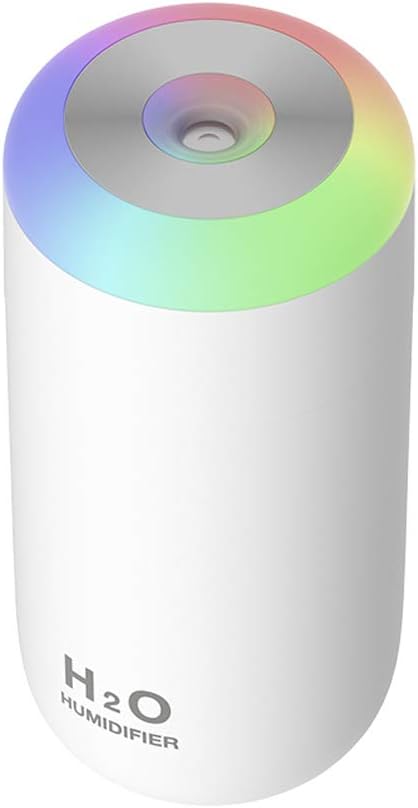Baby Humidifier, 350ml Small Humidifier for bedroom, desk, travel, plants (White) by O-MeiStars