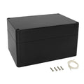 LeMotech Electrical Box ABS Plastic Project Box IP65 Waterproof Junction Box Project Case Universal Enclosure for Electronics Black 6.2X 4.2X 3.4 inch (160x110x90mm)（Pack of 1 by LeMotech