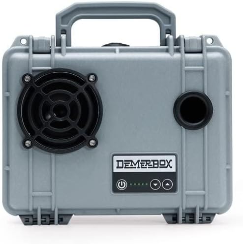 DemerBox: Waterproof, Portable, and Rugged Outdoor Bluetooth Speakers. Loud Sound + Deep Bass, 40+ hr Battery Life, Dry Box + USB Charging, Multi-Pairing Party Mode (Jetport Silver, DB1) - Image 2
