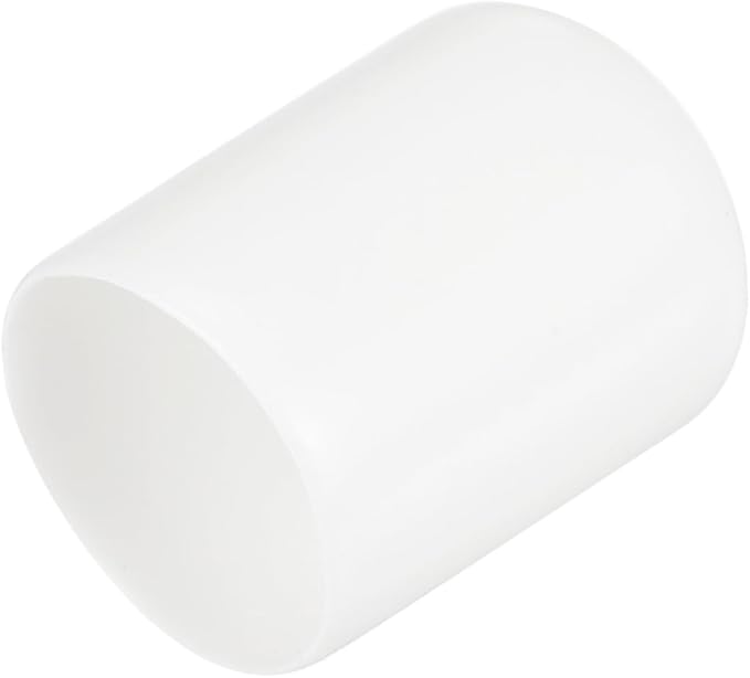 uxcell 20pcs Rubber End Caps 15.5mm ID Vinyl Round Tube Bolt Cap Cover Thread Protectors White by uxcell