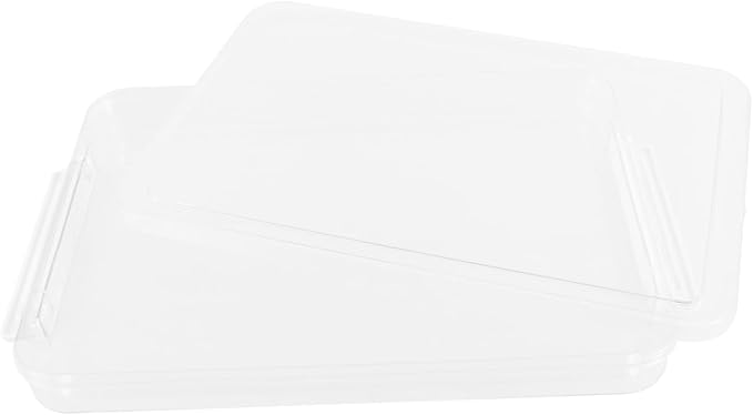 Flat Transparent File Storage Box Business Certificate Organizer for Travel Art Supplies Storage Organizer for Keeps Documents Dry and Safe by DIYEAH