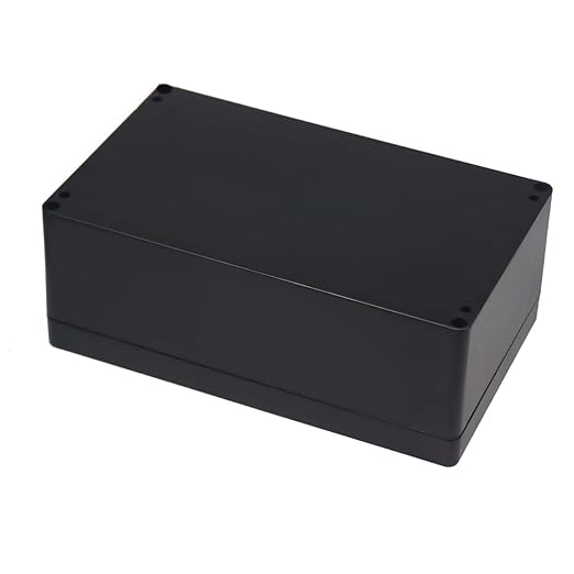 Junction Box, Zulkit Project Box IP65 Waterproof Outdoor Box ABS Plastic Electrical Boxes Electronic Enclosure Black 7.9 x 4.7 x 2.95 inch (200 x 120 x 75mm) - Image 3