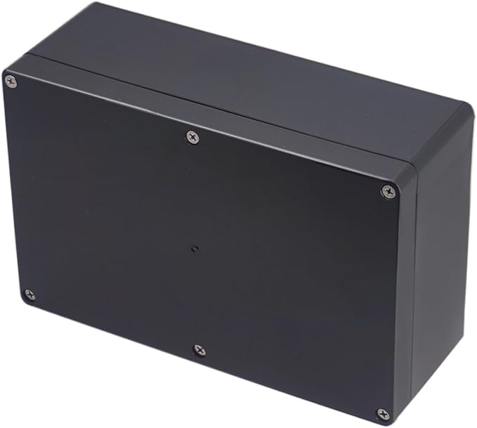Project Box IP65 Waterproof Junction Box ABS Plastic Black Electrical Boxes DIY Electronic Project Case Power Enclosure 9.06x5.91x3.35 inch (230x150x87 mm) by Otdorpatio