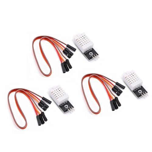 Teyleten Robot DHT22 / AM2302 Digital Temperature Humidity Sensor Module for Arduino Replace SHT11 SHT15 (3pcs) by TeyletenRobot