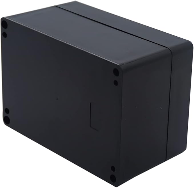Project Box IP65 Waterproof Junction Box ABS Plastic Black Electrical Boxes DIY Electronic Project Case Power Enclosure 6.3x4.33x3.54 inch (160x110x90 mm) - Image 7