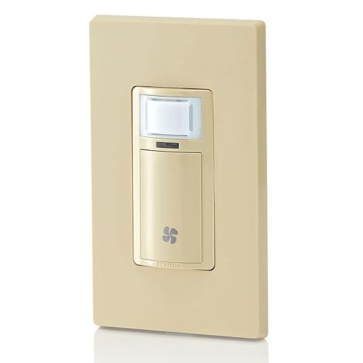 Leviton Humidity Sensor Switch for Bathroom Exhaust Fan, Automate Ventilation, Air Circulation, Moisture Control, ¼ HP, Single Pole, DHS05-1LI, Ivory - Image 13