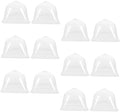 Mipcase 12pcs Dome Plant Covers Reusable Garden Cloche for and Flower Pot Humidity Preservation for Indoor and Outdoor Use by Mipcase