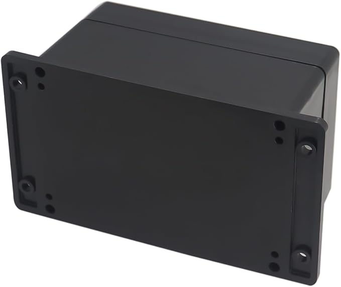 Project Box ABS Plastic Black Electrical Boxes IP65 Waterproof DIY Electronic Junction Box Power Enclosure with Fixed Ear 6.2x4.3x3.5 inch (160x110x90 mm) - Image 5