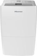 Hisense 50 Pint 3-Speed Dehumidifier with Built-in Pump, 3 Modes Auto, Continuous, Manual, White, Up to 4500 sq ft, Noise level 50 dB, HT5021KP (Renewed) by Amazon+Renewed