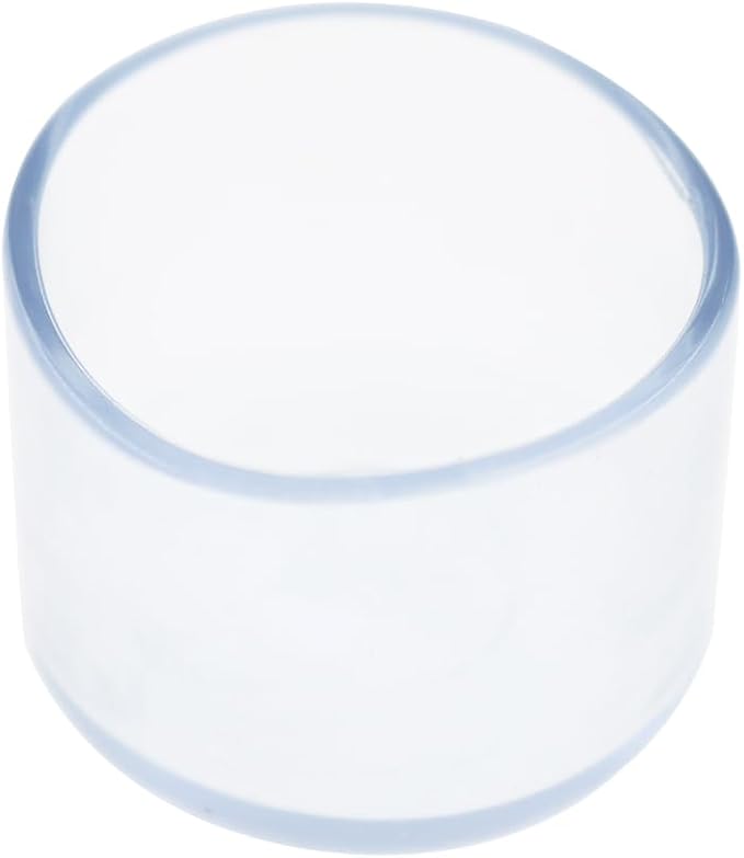 Round Chair Leg Caps,PVC Furniture Feet Covers,TTZEZE Transparent Round Floor Protectors,Clear Table Feet Covers Preventing Plastic Chair Leg Covers Scratches and Noise 30mm/1.18'', 12 - Image 4