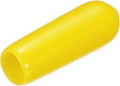 uxcell 20pcs Rubber End Caps 4mm ID Vinyl PVC Round Tube Bolt Cap Cover Screw Thread Protectors Yellow by uxcell