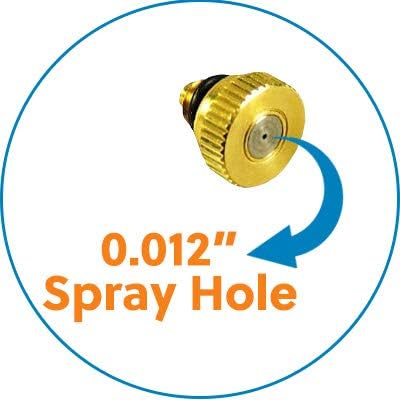 Micro-Mist Nozzle- Garden & Patio Misting System, Cooling Brass Nozzles with 0.012 Inch Size & 10/24 Inch Thread (Pack of 5) - Image 3