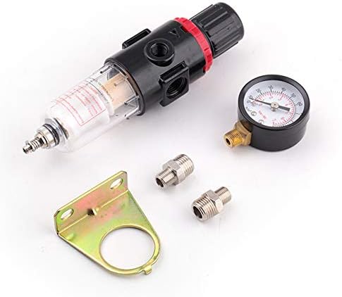 TIMBERTECH Pressure Regulator for Airbrush Compressor, 1/8’’ NPT Air Filter Airbrush Regulator with 0-100 PSI Gauge, Water-Trap Filter for Compressor - Image 6