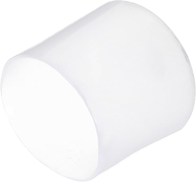 uxcell 20pcs Rubber End Caps 32mm ID Vinyl PVC Round Tube Bolt Cap Cover Screw Thread Protectors Clear by uxcell