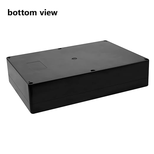 LeMotech Electrical Box ABS Plastic Project Box IP65 Waterproof Junction Box Project Case Universal Enclosure for Electronics Black 10.3X 7.1x 2.3 inch (263x182x60mm)（Pack of 1 - Image 5