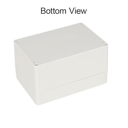 LeMotech Waterproof Dustproof IP65 ABS Plastic Junction Box Universal Electric Project Enclosure Pale Gray 6.3 x 4.3 x 3.5 inch (160 x 110 x 90 mm) - Image 3