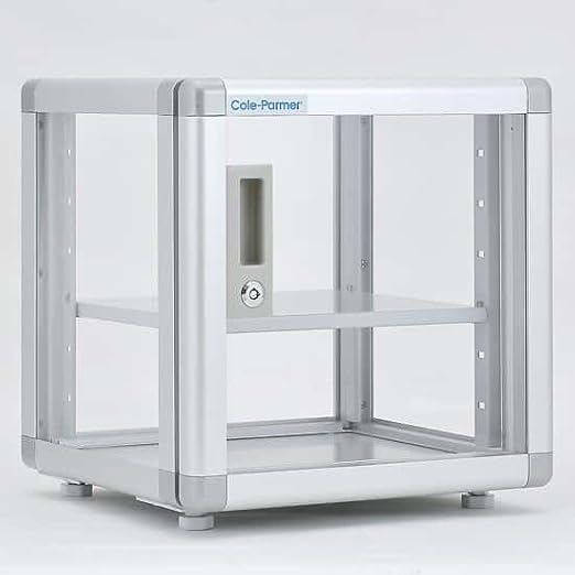 Cole-Parmer Desiccator Cabinet, Aluminum Frame, One Shelf: 50 L by Cole-Parmer