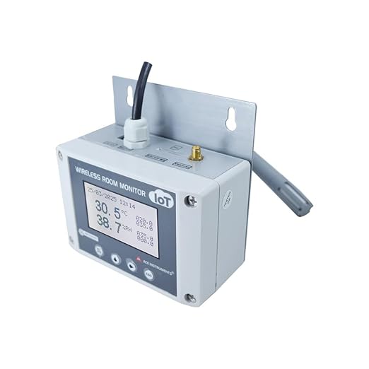 Server Room Temperature and Humidity Monitor curometer (Only SMS - 4G/LTE Version) for Data Centers, Seed Storages, Warehouse, Greenhouse Alongwith Factory Calibration Certificate Model: RHTx-SMS - Image 4