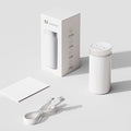 HomeBeyond Portable Mist Humidifier for Bedroom, 1.1L USB Charging and Plug-In Dual-Use, 28dB Quiet Dual Nozzle Air Humidifier for Home Baby Nursery & Plants, 8H Auto Shut-off and Warm Night Light by Unknown