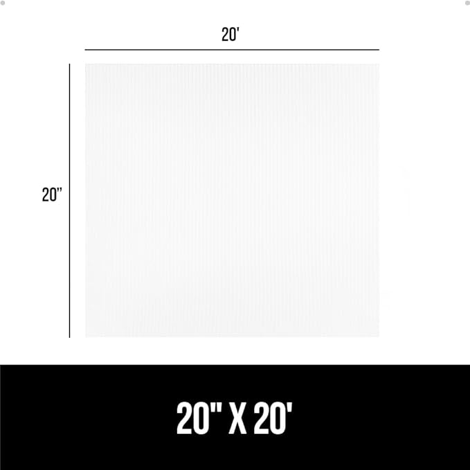 GORILLA GRIP DuraGuard Shelf Liner, 20x20 Non-Adhesive Cabinet Liners for Kitchen Drawers, Shelves, Refrigerator, Pantry Storage, Bathroom Closet, Durable Waterproof BPA Free Ribbed Plastic, Clear - Image 8