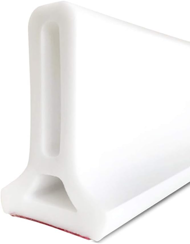 Duzzy 39 Inch Collapsible Shower Water Dam Shower Stopper Barrier and Retention System and Keeps Water Inside Threshold Dry and Wet Separation Suitable for Bathroom and Kitchen by Duzzy