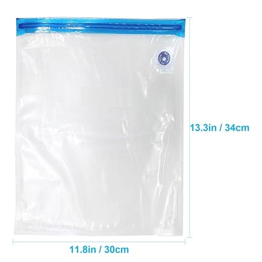 30PCS Filament Storage Bags, 3D Filament Vacuum Bags Kit with Hand Pump, Sealing Clips for 3D Printer Filament Storage, for Filament Dryer Box (13.4x11.8 inch) - Image 5