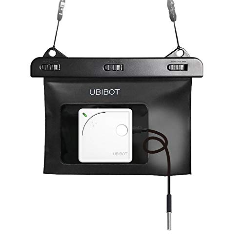 UbiBot Industrial Wireless Remote Temperature Humidity Ambient Light Sensor WiFi 24/7 Alerts Data Logger iPhone/Android Apps Monitor Anywhere, Anytime! IFTTT External Sensor Probe (WS1 Bundle) by UbiBot