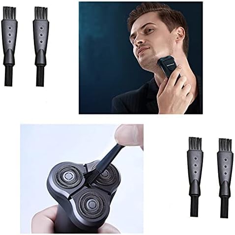 24pcs Men's Electric Shavers Cleaning Brush Double-Sided Shavers Brush Hair Brush Cleaner Tool Tiny Multi-Function Beard Brush Kit (Black) - Image 8