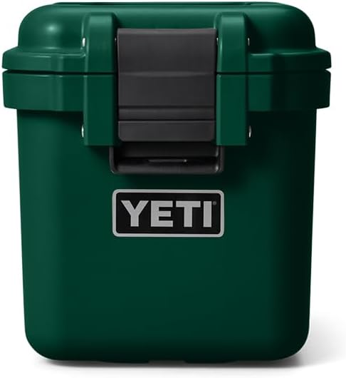 YETI LoadOut 15 GoBox Divided Waterproof Cargo Case, Dry Box, Camera Case, Fishing Tackle Box, Black Forest Green - Image 3