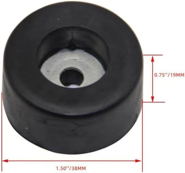 Anti Vibration Foot Pad Isolator Rubber Bumper Compatible with Many Compressors, Generators, Sound Machine, Power Amplifie, Shockproof Rubber,Instrument Rubber, Furniture Moisture-Proof Foot Pads Ect - Image 4
