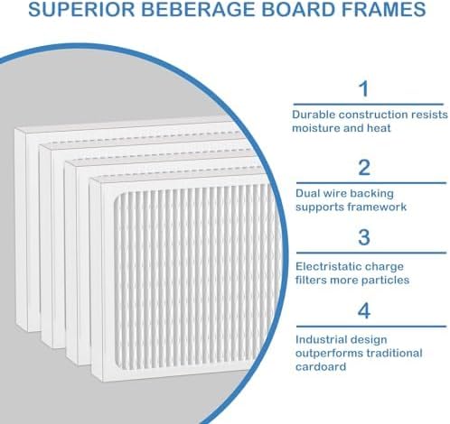 14 x 17.5 x1.75 MERV 13 Replacement Dehumidifier Filter Compatible with Honeywell DR90 & DR120 Dehumidifiers (50070171-002) 4 Pack - Image 6