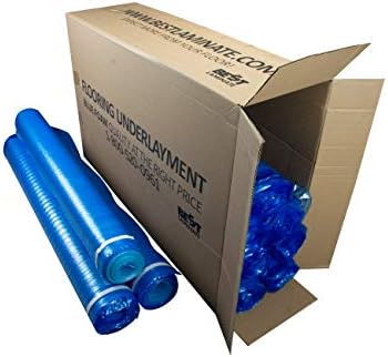 3in1 Vapor Barrier Flooring Underlayment w/Overlap and pre-Attached Tape Strip - Bestlaminate- 2mm - 500sq.ft (Bundle 5 Rolls Each 100 sg.ft.) - Image 6