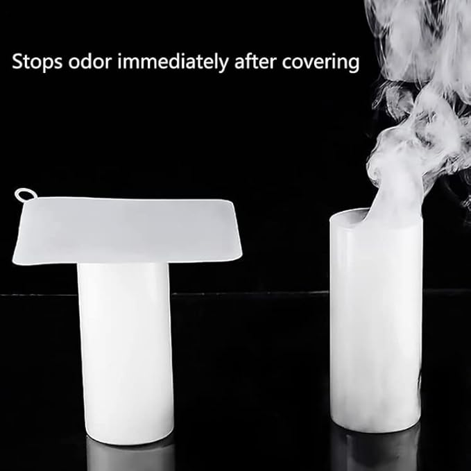 2 Pieces 8 x 8 Inch Silicone Tub Stopper Floor Drain Cover Sewer Anti-Odor Mat Deodorizing Drain Plugs for Kitchen, Bathroom and Laundry - Image 2