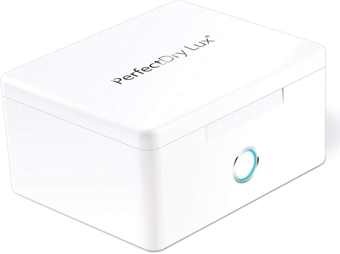 PerfectDry LUX | World's Fastest Hearing Aid Dryer, Dehumidifier Accessory | UV-C Ultraviolet Light Box Kit | Removes Sweat & Moisture from Hearing Aids, Wireless Earbuds, Ear Amplifiers - Image 2