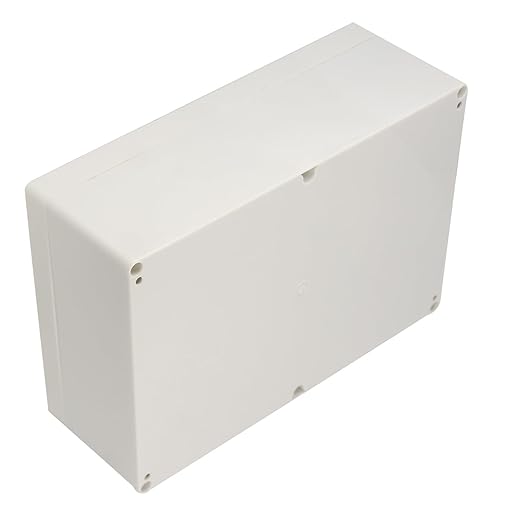 Project Box IP65 Waterproof Junction Box ABS Plastic Electrical Boxes DIY Electronic Project Case Power Enclosure White 10.35x7.17x3.74 inch (263 x 182 x95 mm) - Image 7