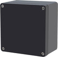 Project Box IP65 Waterproof Junction Box ABS Plastic Black Electrical Boxes DIY Electronic Project Case Power Enclosure 4.72x4.72x2.95 inch (120x120x75mm) by Otdorpatio