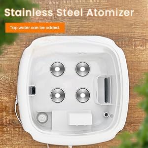 Humidifiers for Large Room Whole House Humidifier for Home 2000 sq.ft, 5.5Gal Cool Mist Top Fill Humidifier Floor Humidifier 21L 2000ML/H Dual 360° Nozzles 3 Speed - Image 7