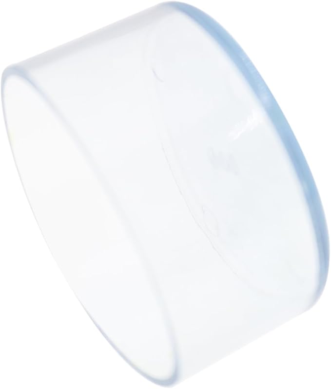 Round Chair Leg Caps,PVC Furniture Feet Covers,TTZEZE Transparent Round Floor Protectors,Clear Table Feet Covers Preventing Plastic Chair Leg Covers Scratches and Noise 60mm/2.36'', 12 - Image 3