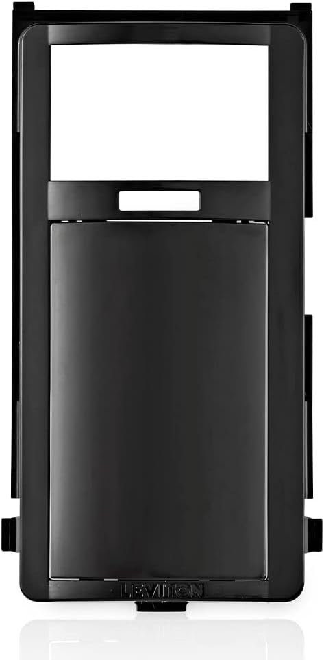 Leviton Sensor Switch and Decora Humidity Sensor Switch Faceplate, DOSKT-E, Motion, Black by Leviton