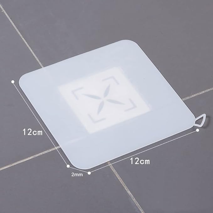 Silicone Tub Stopper Floor Drain Cover, 2 Pieces Sewer Anti-Odor Mat Deodorizing Drain Plugs for Kitchen, Bathroom and Laundry(5x5 inch) - Image 6