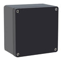 Project Box IP65 Waterproof Junction Box ABS Plastic Black Electrical Boxes DIY Electronic Project Case Power Enclosure 4.72x4.72x2.95 inch (120x120x75mm) by Raculety