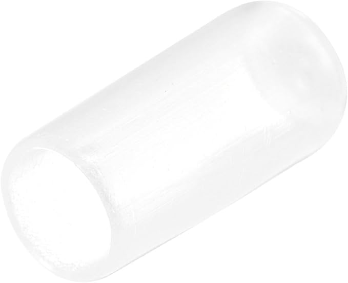 uxcell 20pcs Rubber End Caps 7mm ID Vinyl PVC Round Tube Bolt Cap Cover Screw Thread Protectors Clear by uxcell